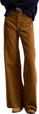 Polo Ralph Lauren Stretch Cotton Corduroy Wide Leg Pants