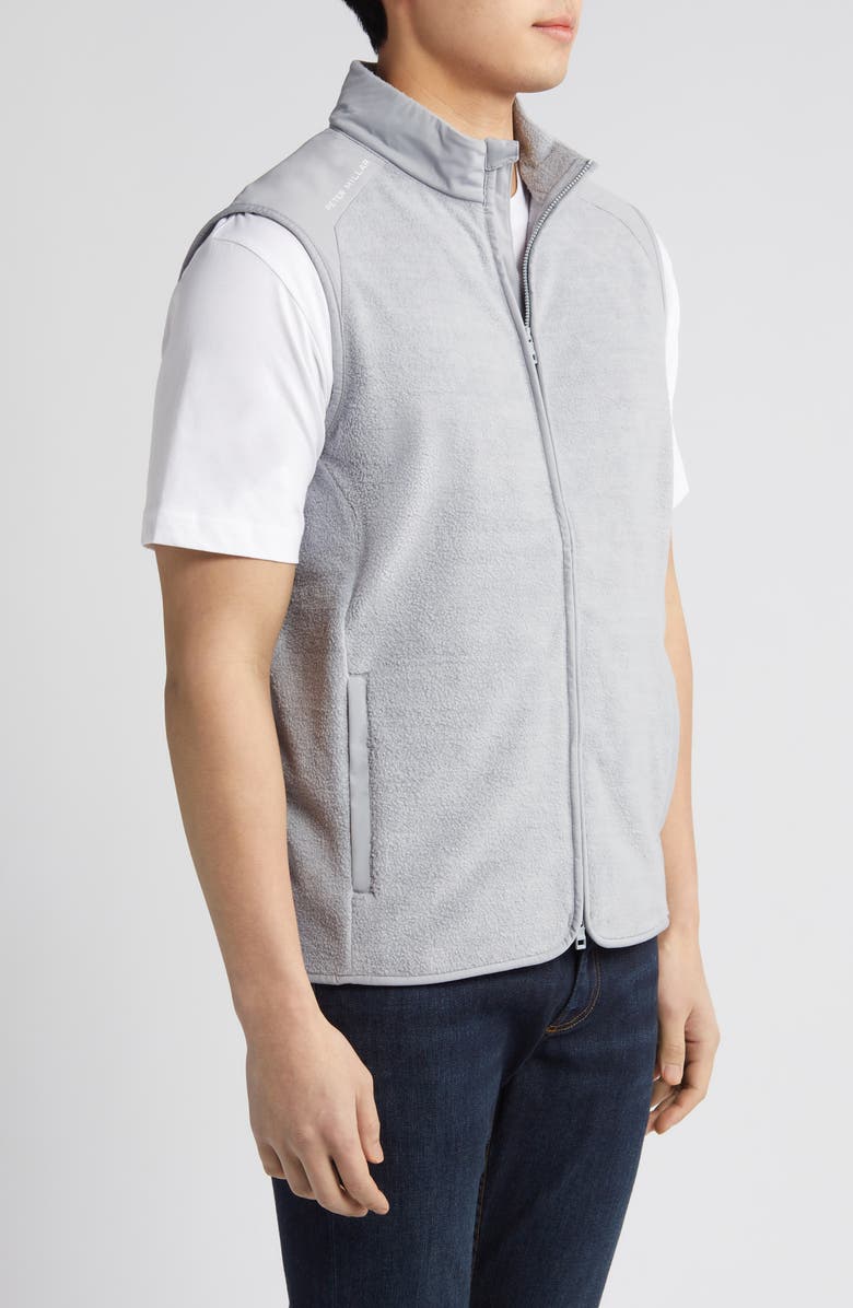 Peter Millar Fade Zip-Up Fleece Vest, Alternate, color,