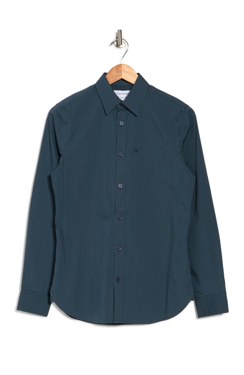 Calvin Klein Micro Print Shirt, Main, color, 