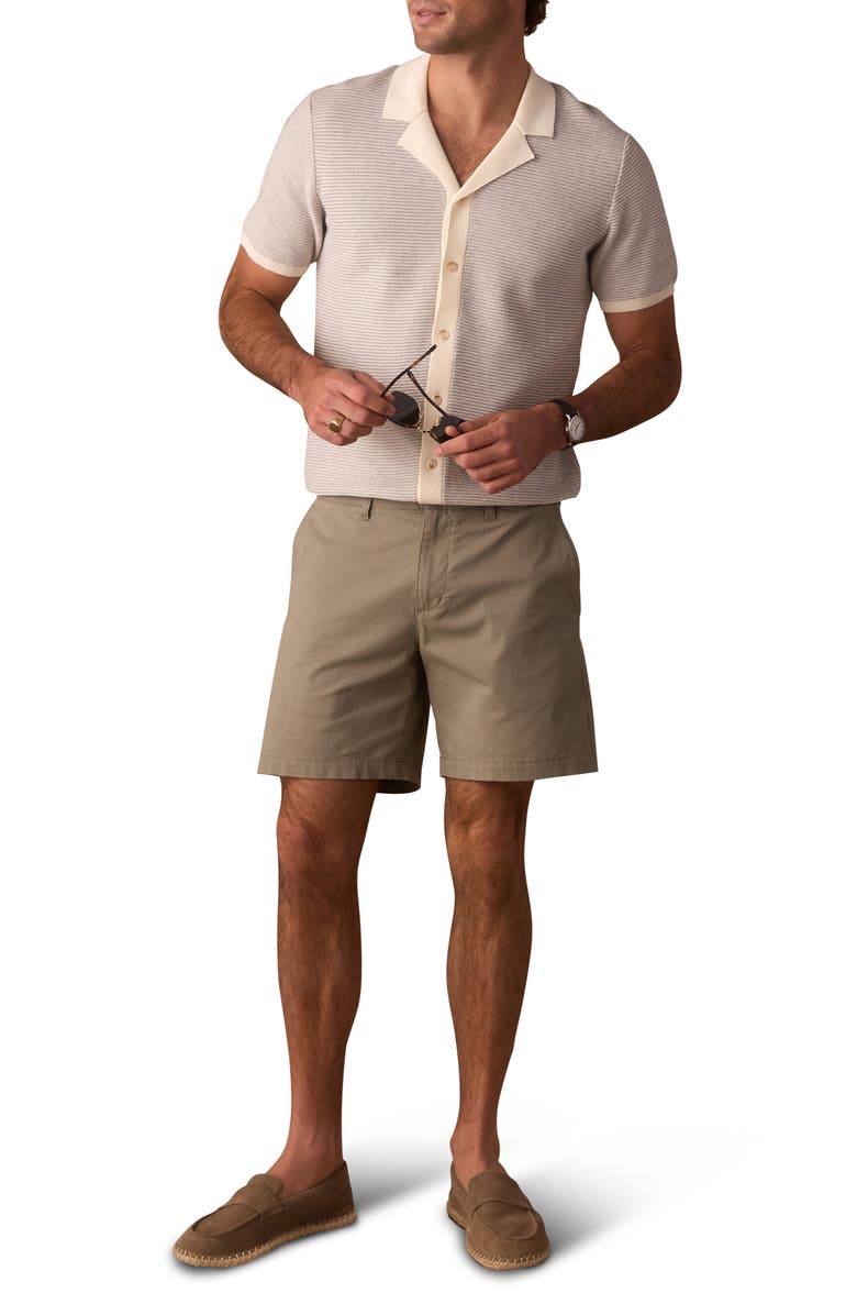 The Normal Brand Robles Bird's Eye Knit Camp Shirt, Alternate, color,