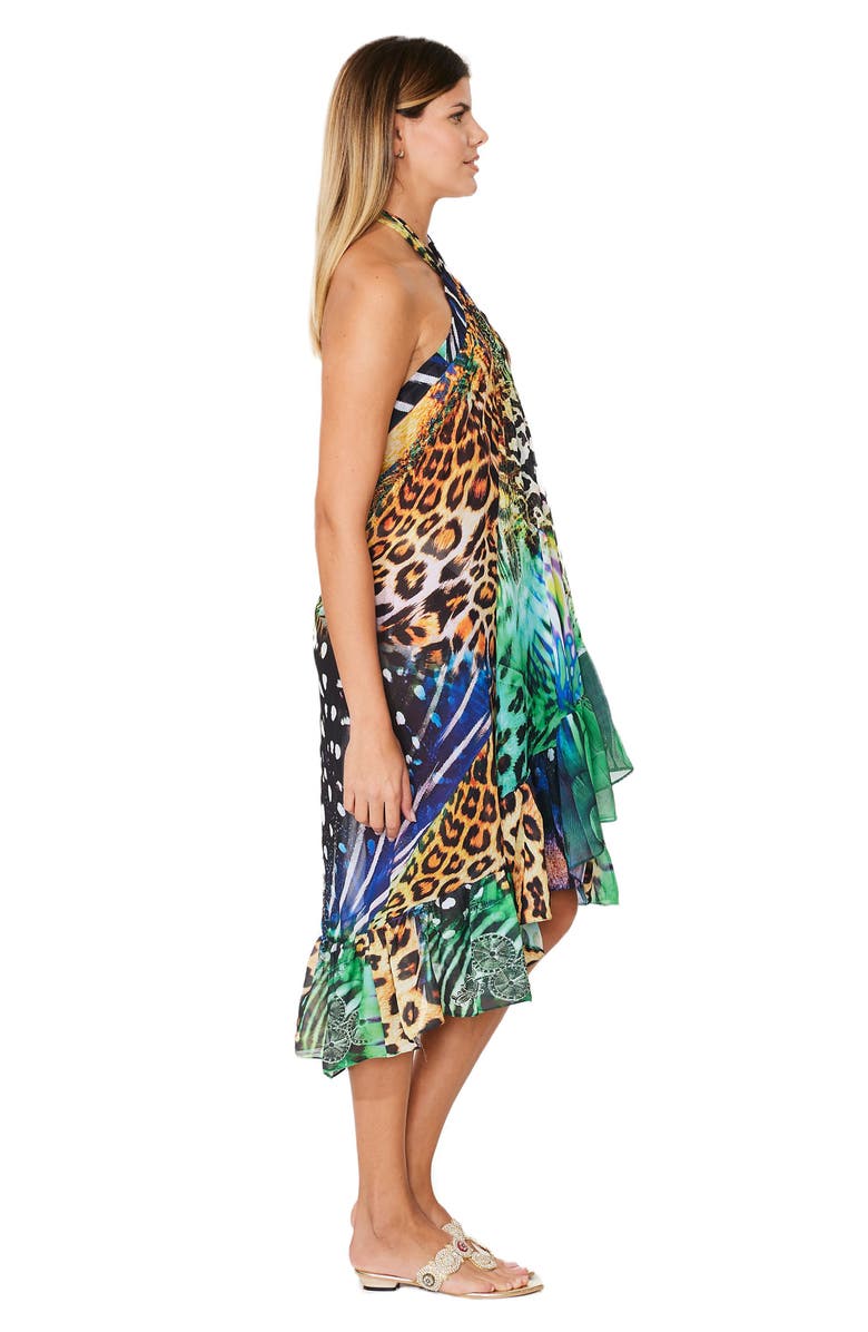 RANEES Convertible Maxi Dress, Alternate, color, Multi