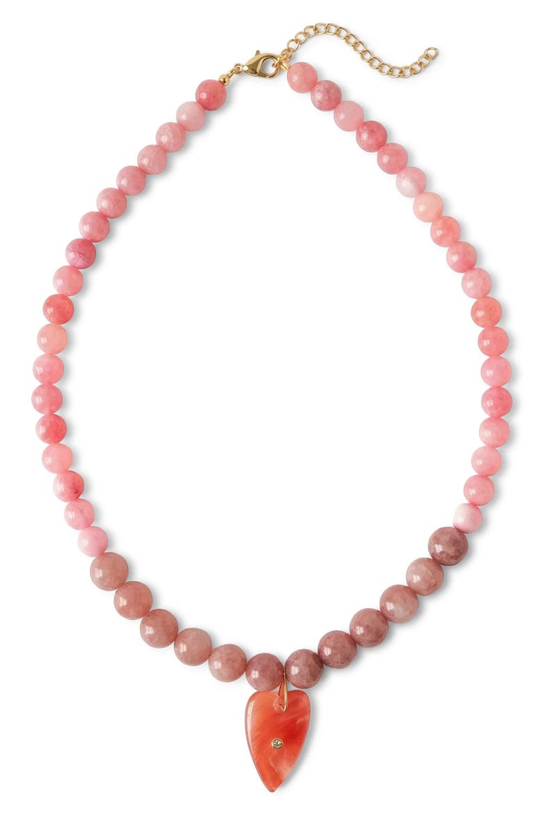 Coral Bay Necklace, Main, color, PINK