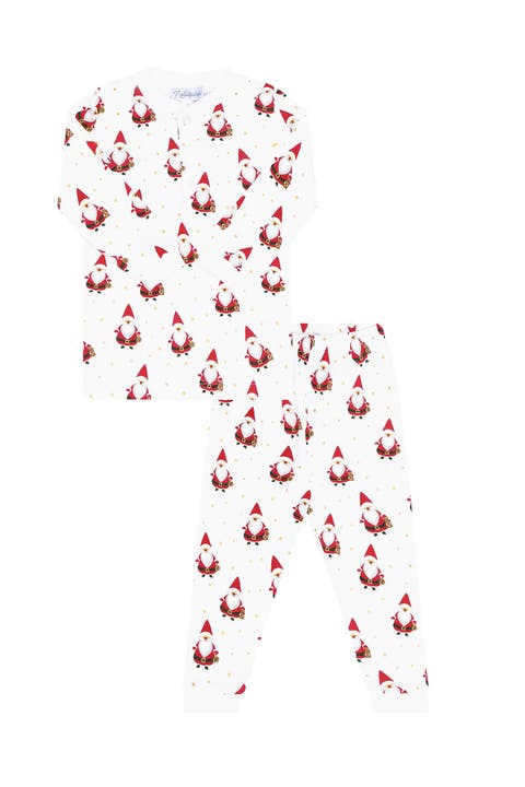 Pima Cotton Santa Print Pajama - Toddler & Little Kid