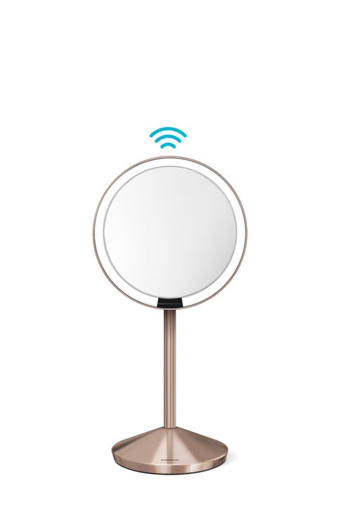 5-Inch Mini Countertop Sensor Makeup Mirror