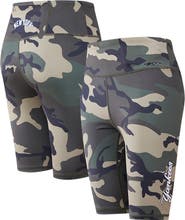 PRO STANDARD Women's Pro Standard Camo New York Yankees Allover Print Bike Shorts