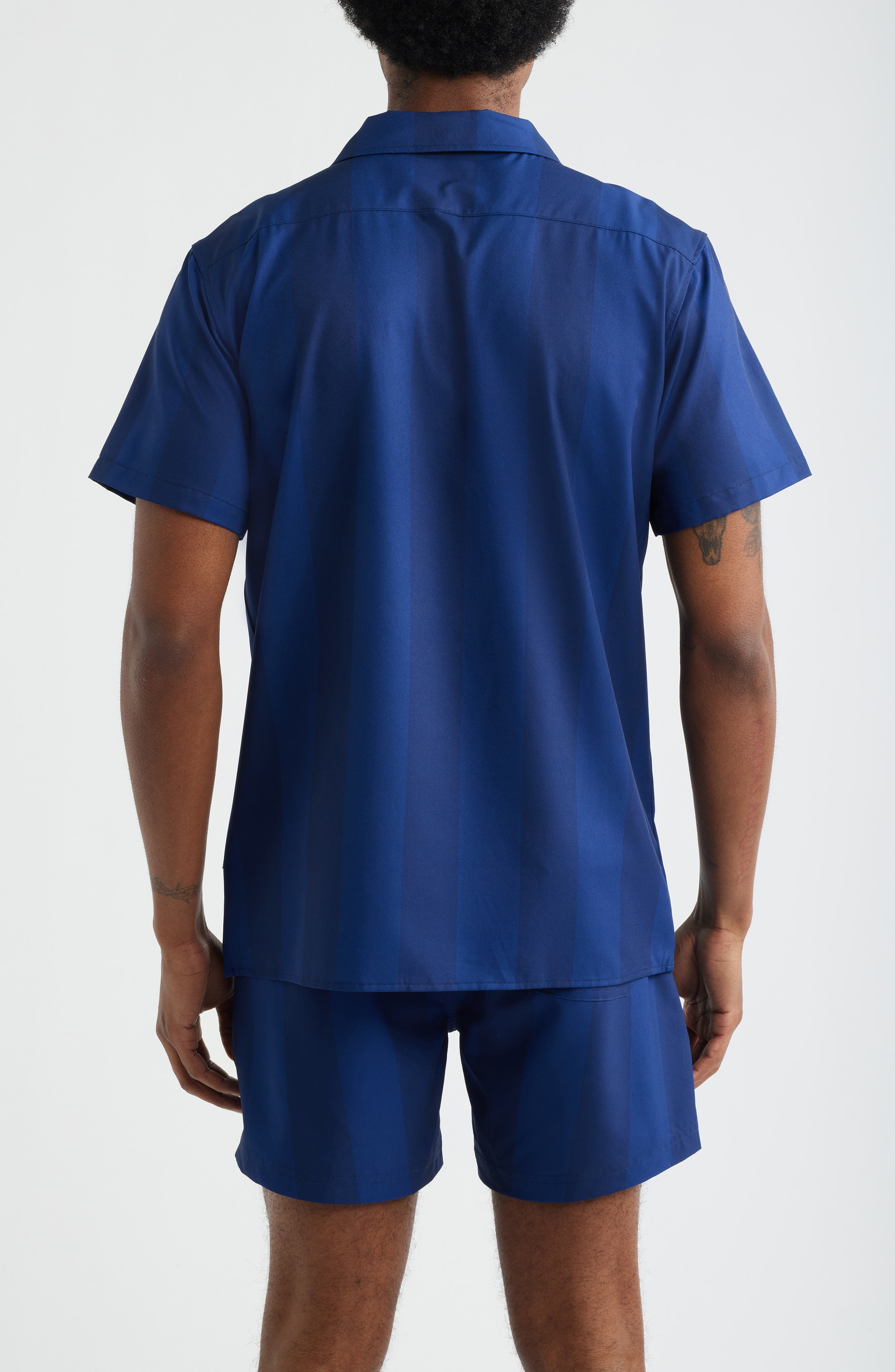 Navy Tonal Weekend Camp Shirt - image 2
