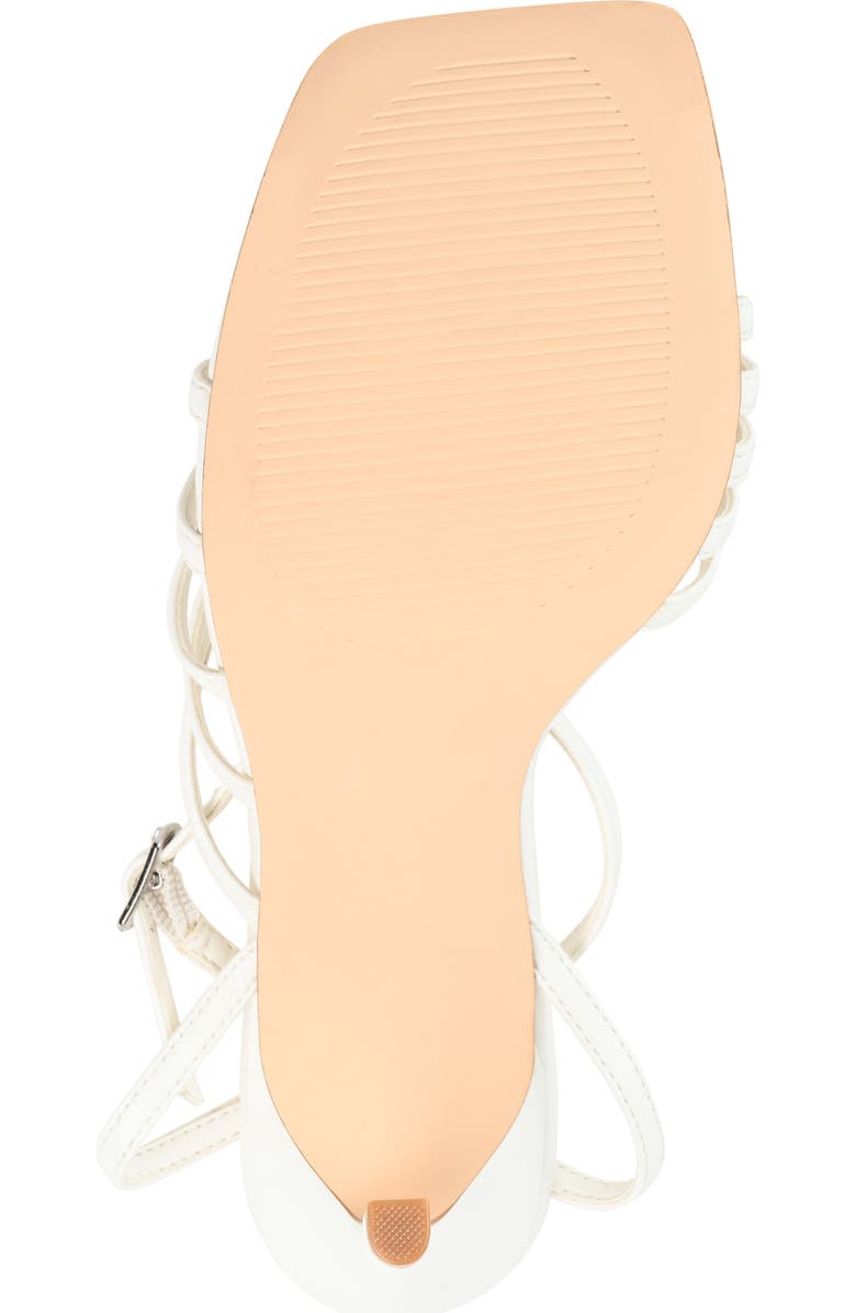 Journee Collection Louella Heeled Sandal, Alternate, color, White