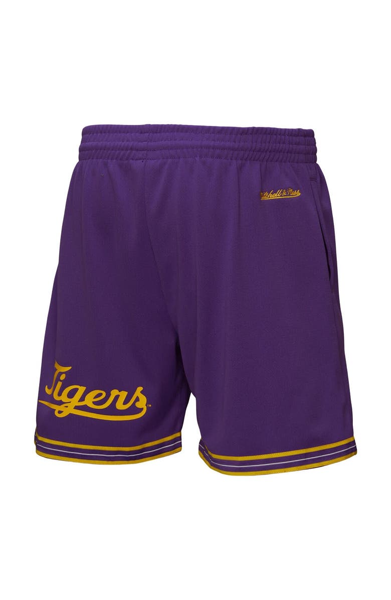 Mitchell & Ness Men's Mitchell & Ness  Purple LSU Tigers Team Origins Mesh Shorts, Alternate, color, 