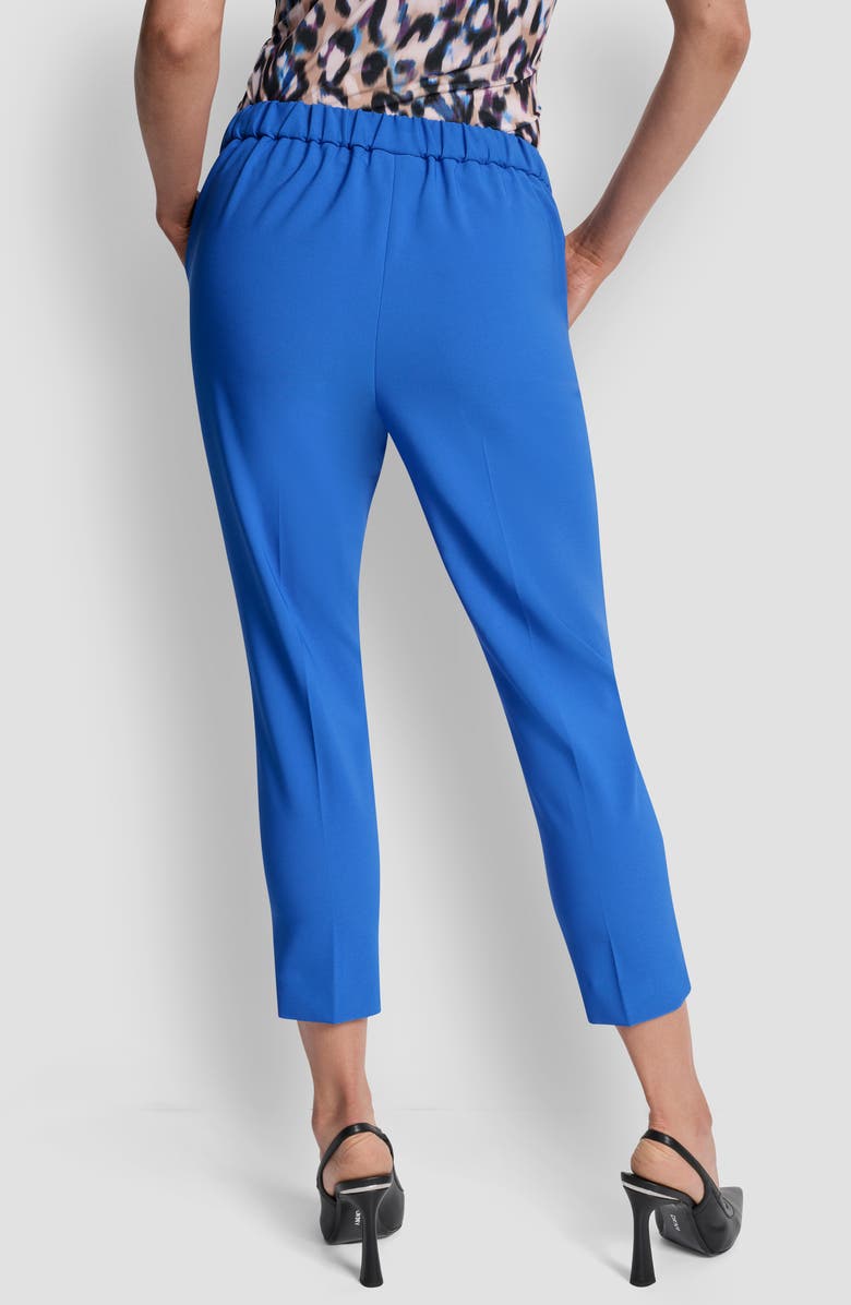 DKNY Straight Leg Ankle Crop Pants, Alternate, color, Cadet Blue