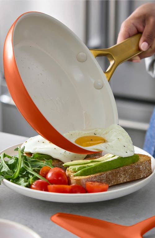 Greenpan Reserve 8-inch Ceramic Nonstick Frying Pan In Orange