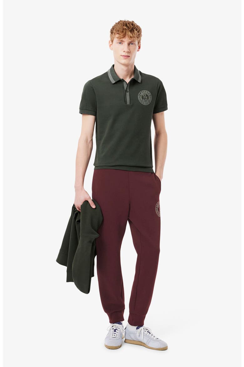 Double Face Cotton Blend Piqué Joggers, Alternate, color, BZD EXPRESSO