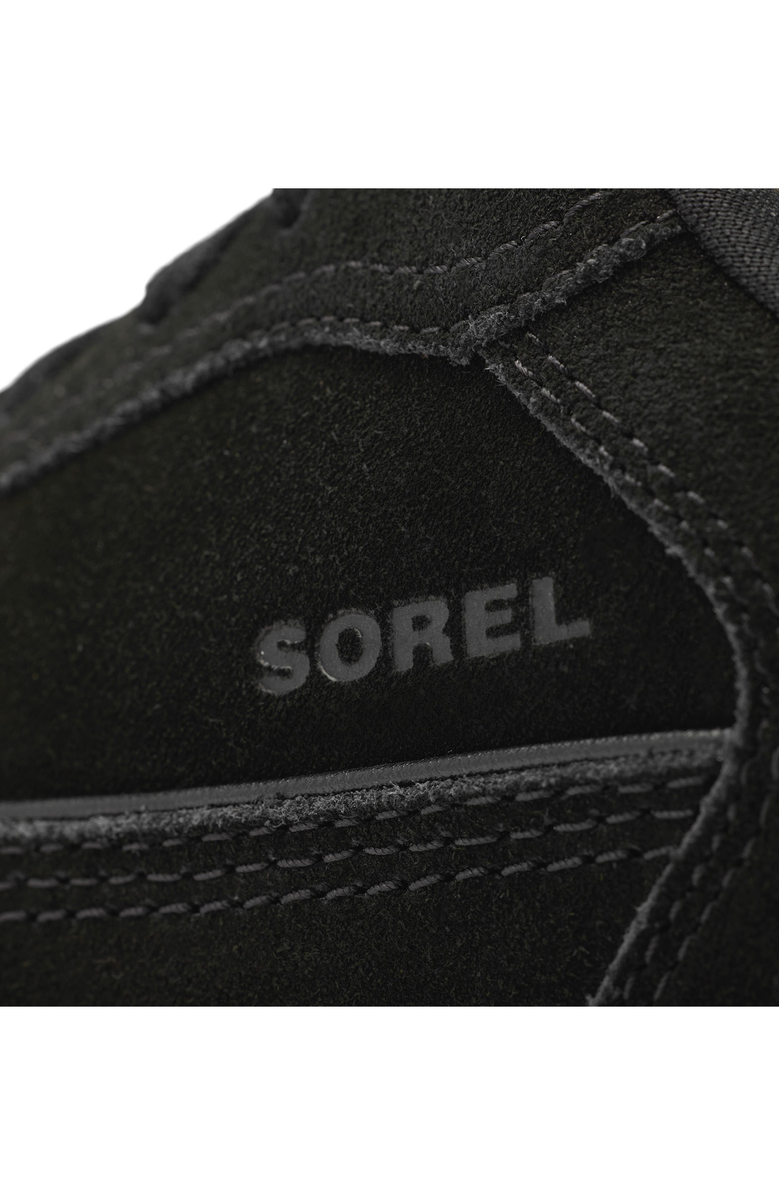 SOREL Ona Drift Lace-Up Sneaker, Alternate, color, Black/ Sea Salt