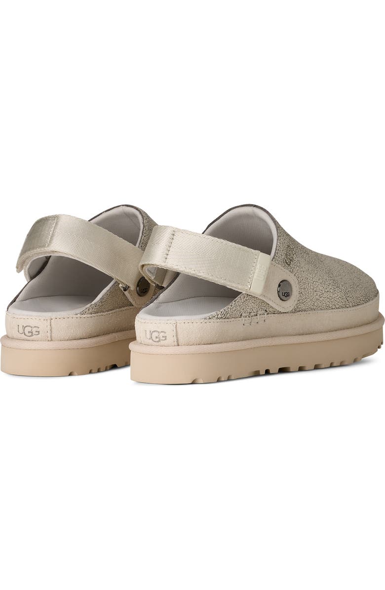 UGG<sup>®</sup> Goldenstar Crackle Clog, Alternate, color, Crackle White