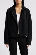 Eileen Fisher Wool Motorcycle Jacket