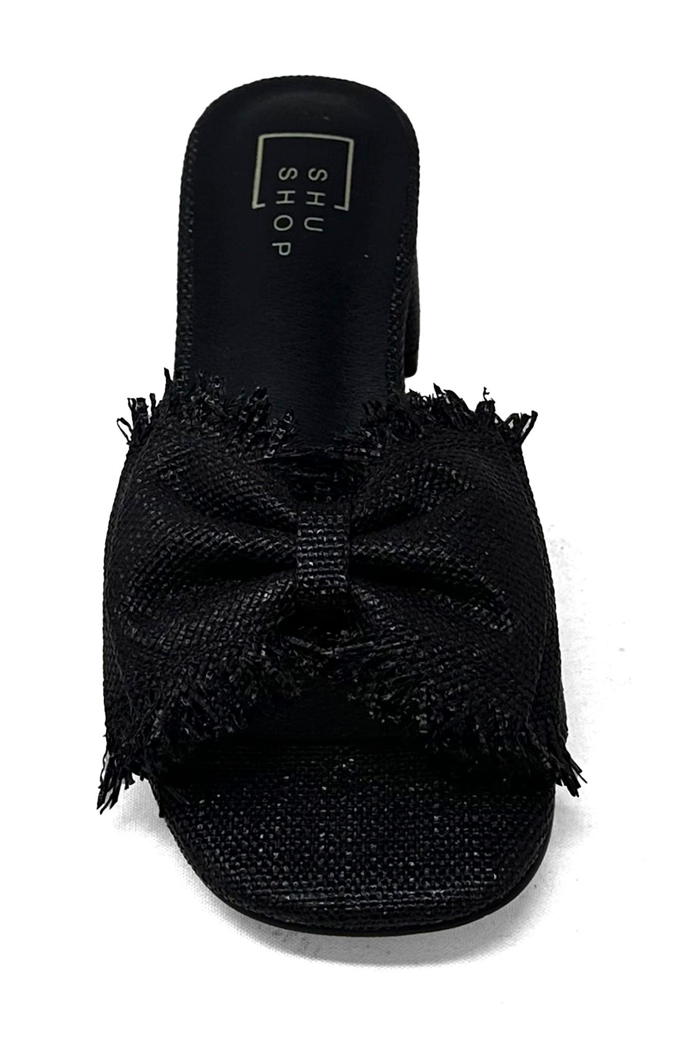 SHUSHOP Francesca Block Heel Sandal, Alternate, color, Black