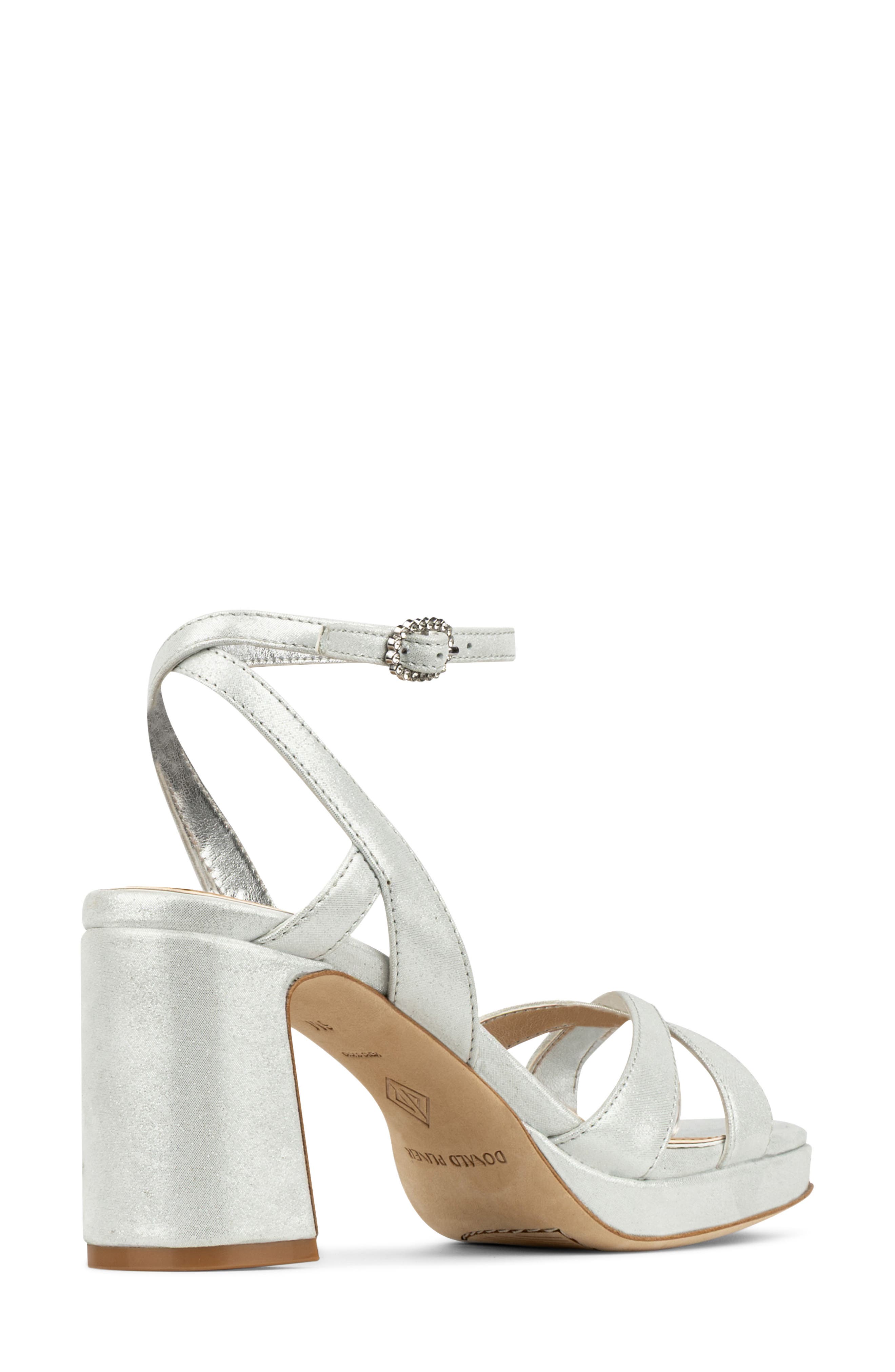 Pheebee Platform Sandal, Alternate, color, SILVER