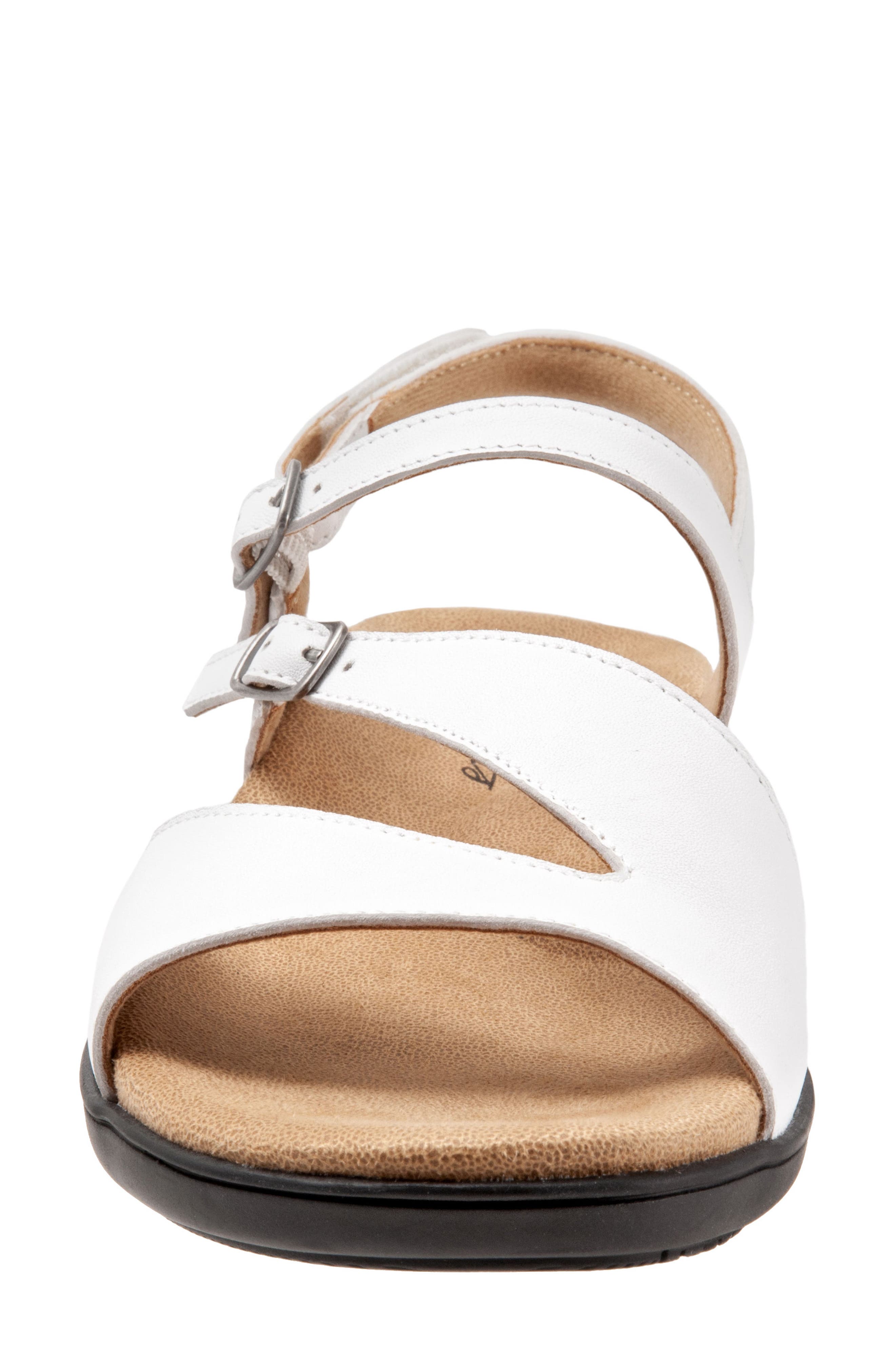 Riva Sandal, Alternate, color, WHITE LEATHER