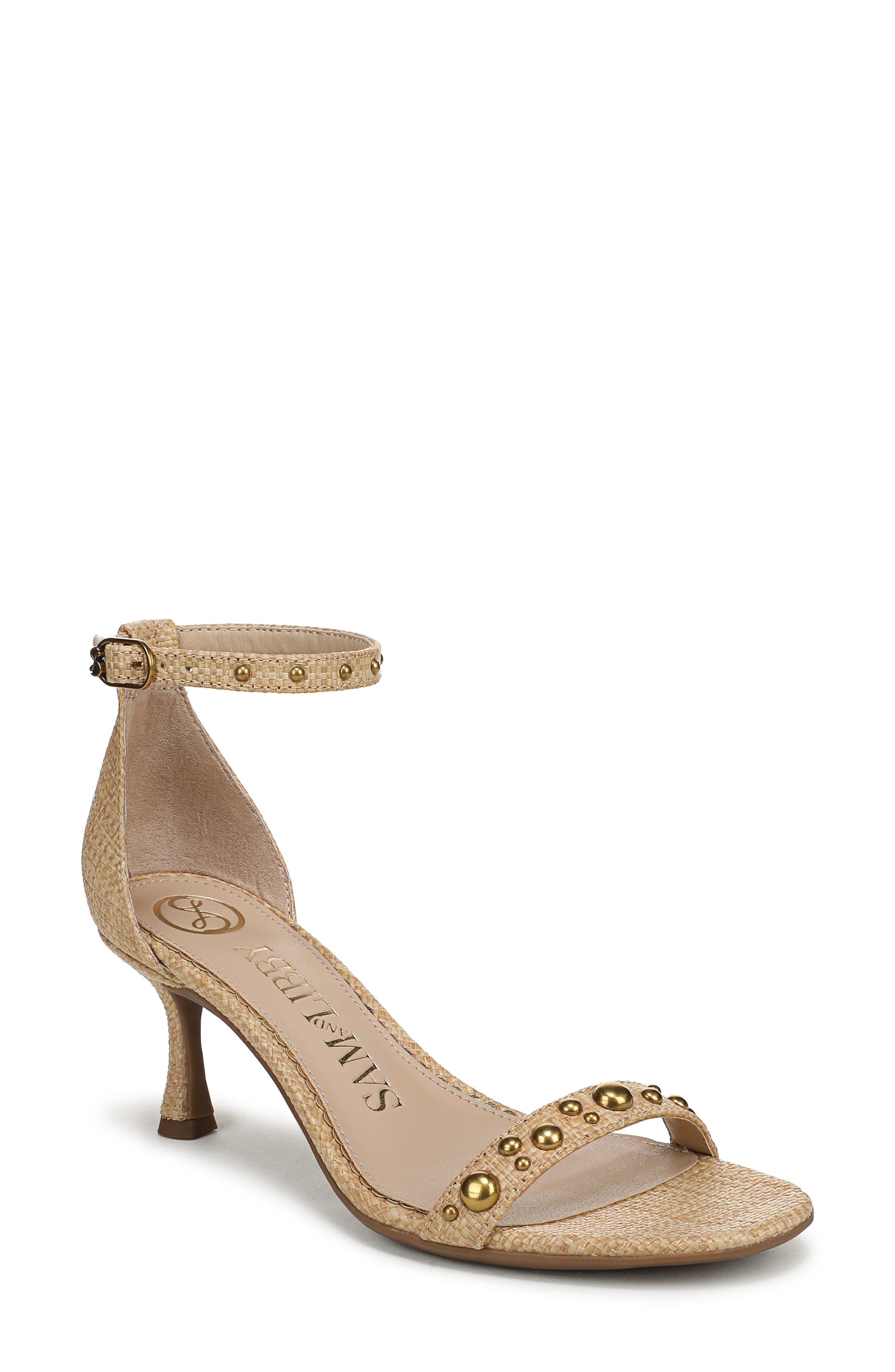 Jasmina Faux Leather Ankle Strap Sandal