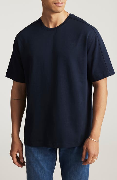 Cotton Blend Crewneck T-Shirt