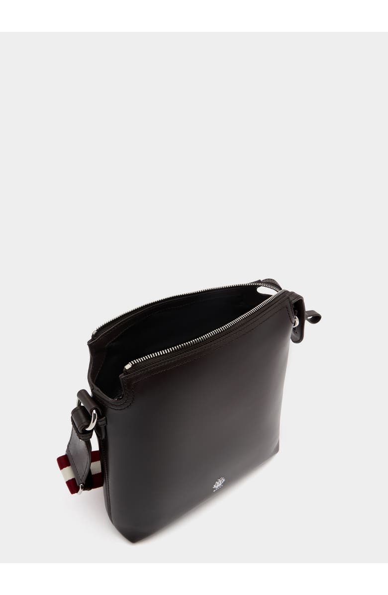Bally Ray Crossbody Bag in Bovine Leather, Alternate, color, Brown