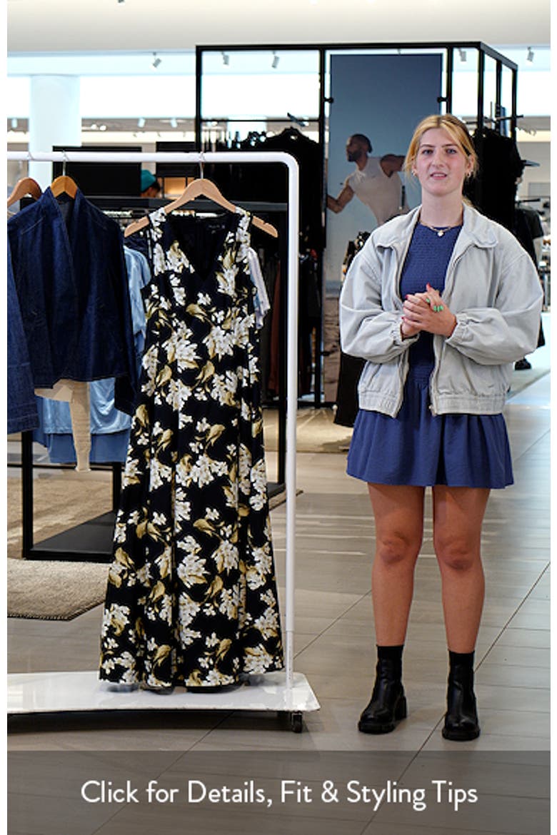 Elana Floral Cotton Midi Dress video