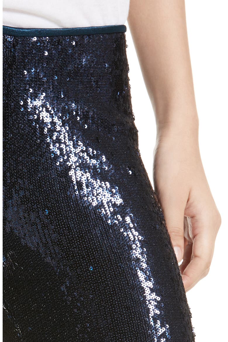 The Minx Sequin Flare Pants, Alternate, color, SAPPHIRE
