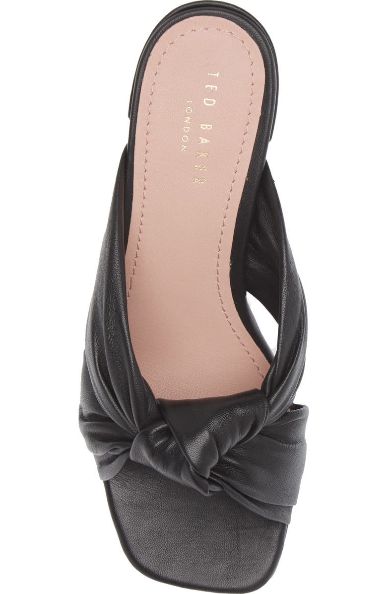 Ted Baker London Shennly Knotted Block Heel Slide Sandal, Alternate, color,