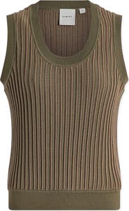 Varley Aldcroft Rib Knit Cotton Tank