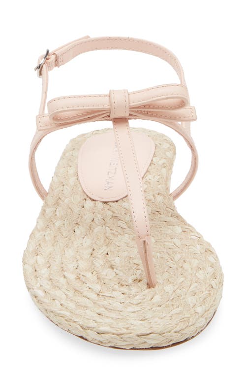 Stuart Weitzman Felicity Slingback Espadrille Sandal In Rosewater