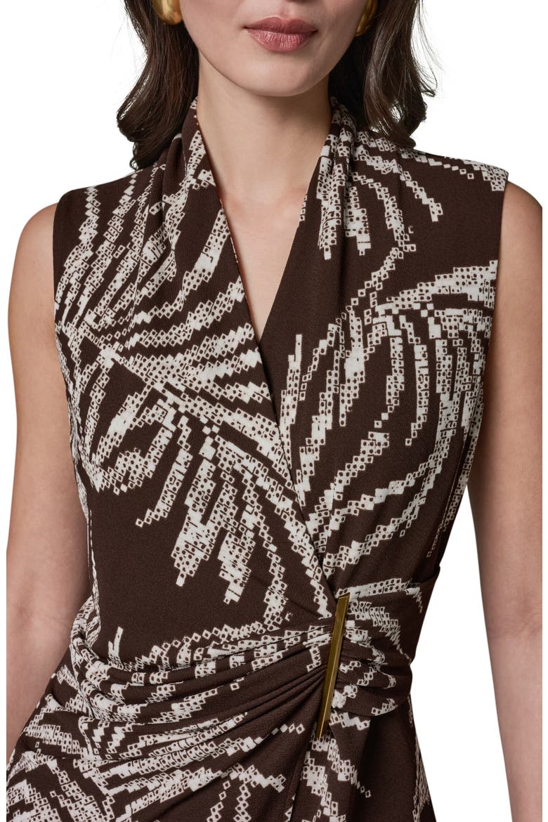 Faux Wrap Top, Alternate, color, CANYON MUL