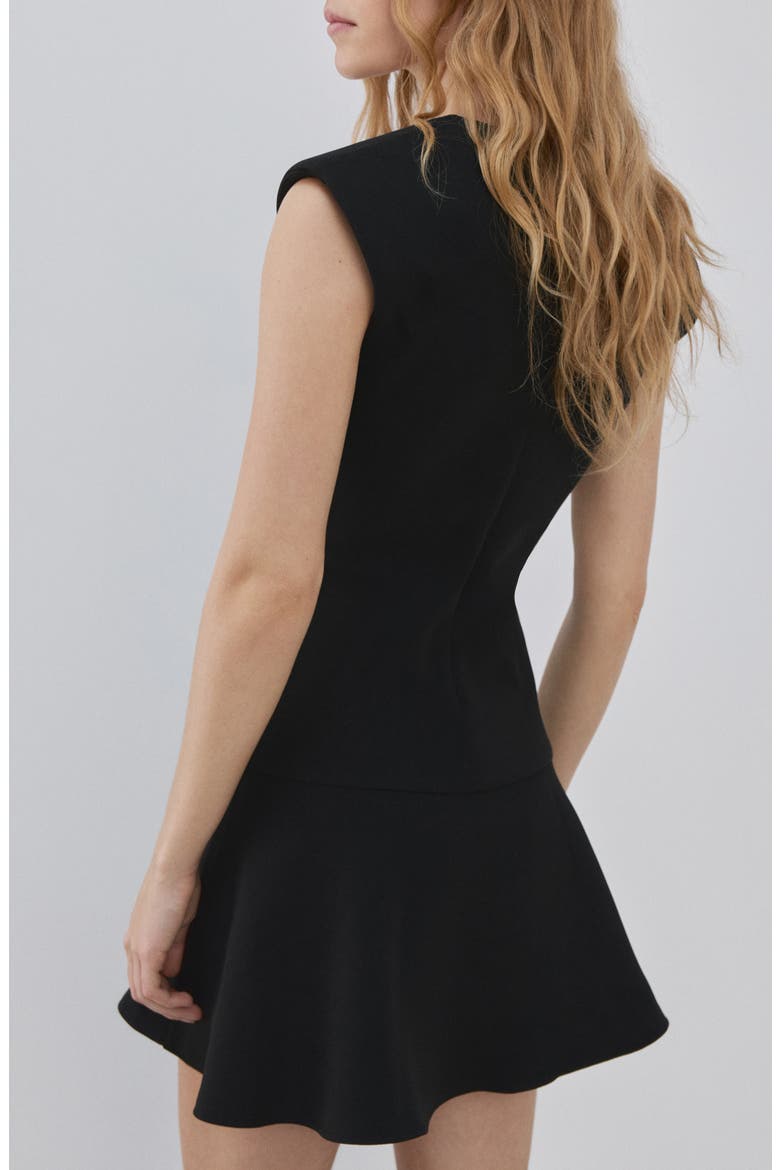 Landis Minidress, Alternate, color, BLACK