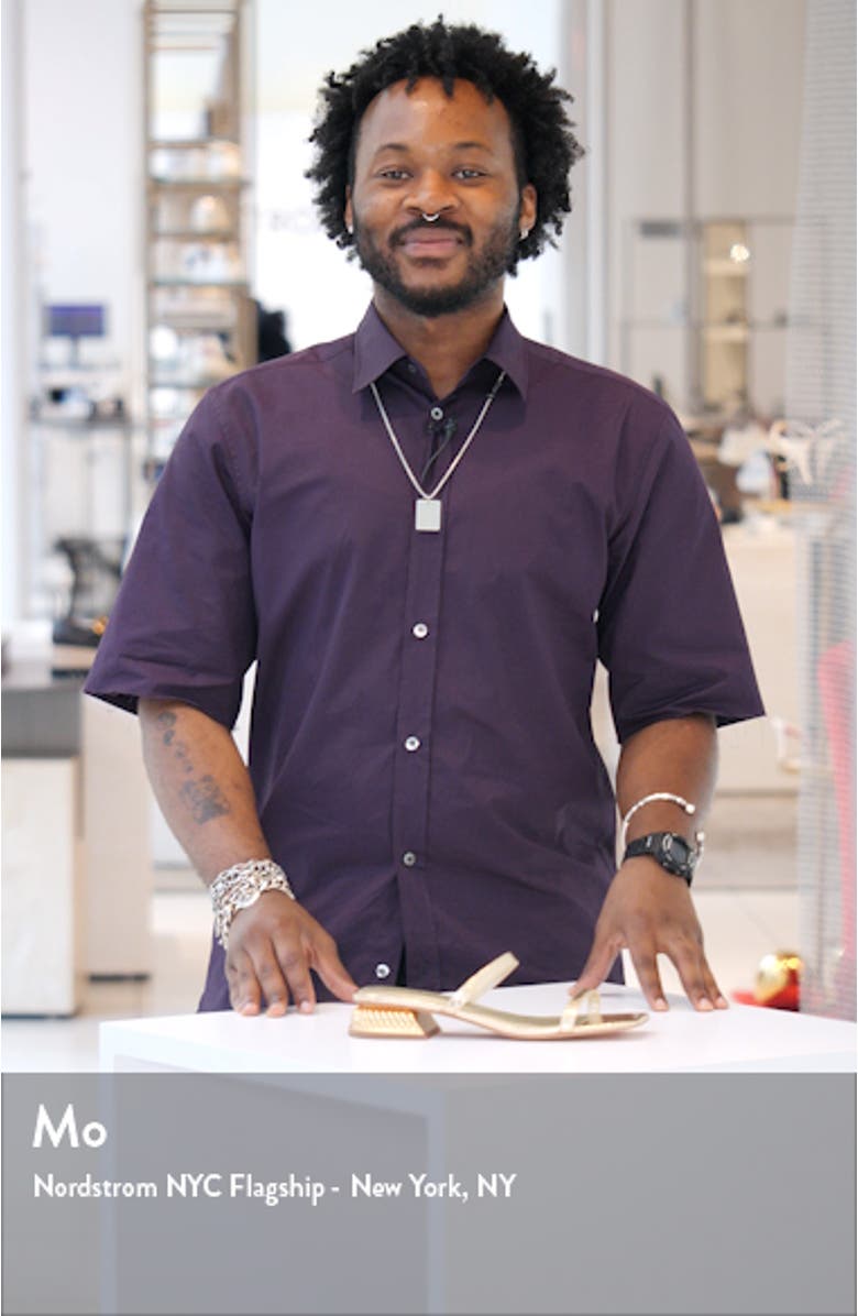 The Framing Slide Sandal, sales video thumbnail