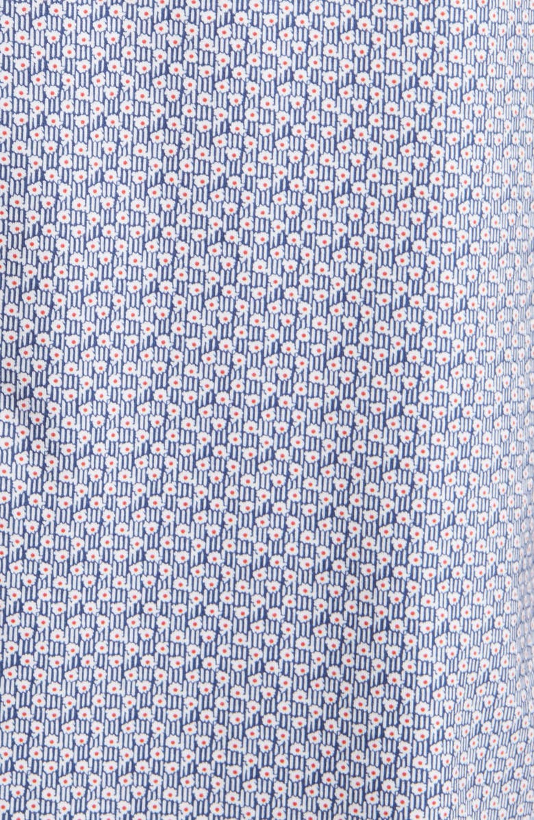 Bugatchi OoohCotton<sup>®</sup> Geometic Print Short Sleeve Button-Up Shirt, Alternate, color, 