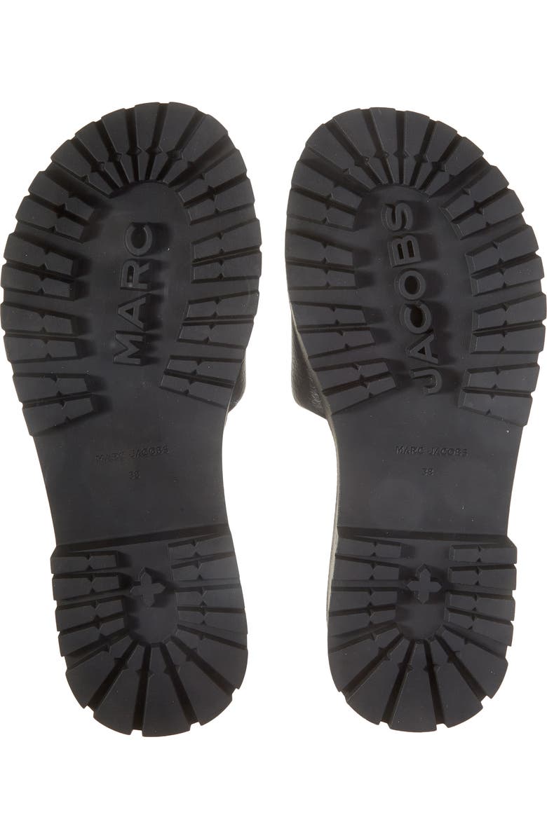 Marc Jacobs The Lug Slide Sandal, Alternate, color, Black