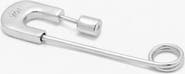 YOJ Pin Hoop Earring in Silver