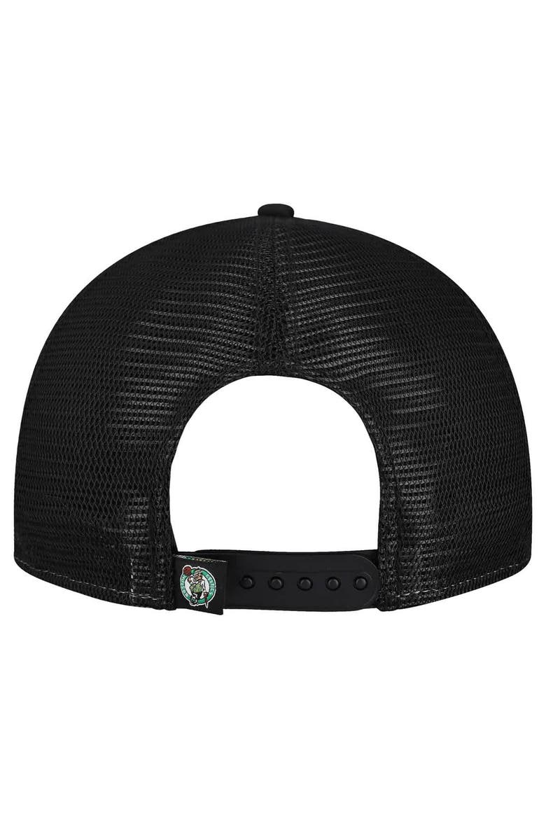 Men's New Era  Kelly Green/Black Boston Celtics Outdoor Split Panel 9FIFTY Snapback Hat, Alternate, color, Kelly Green