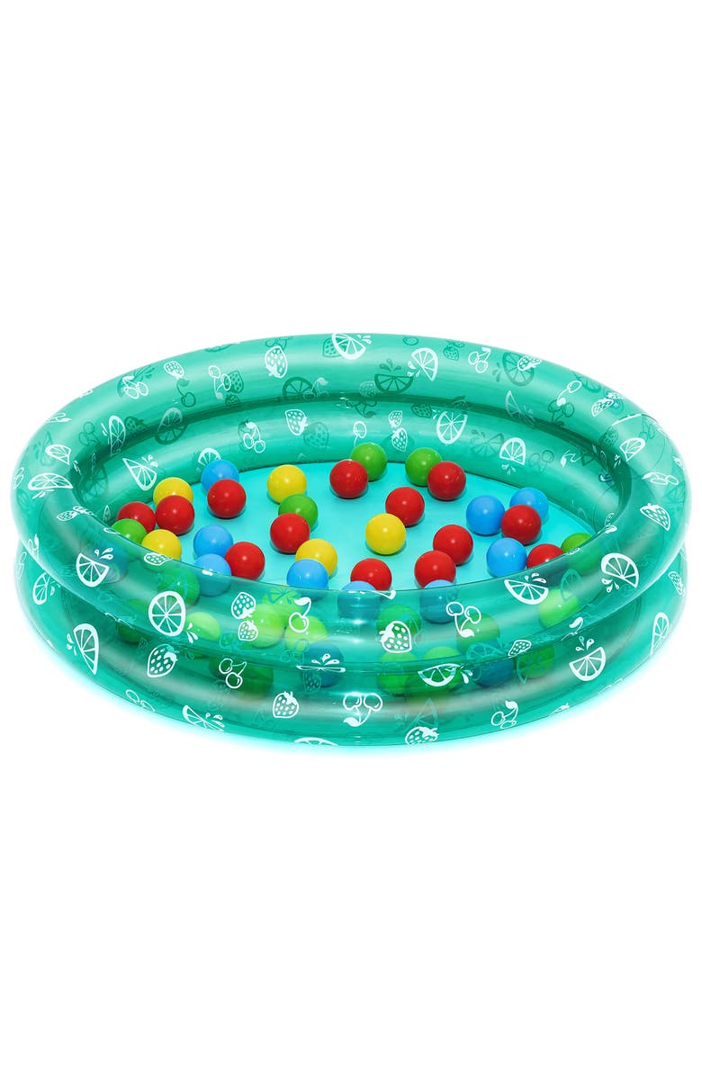Bestway Inflatable Ball Pit Pool With 50 Colorful Balls, Main, color, Multicolored