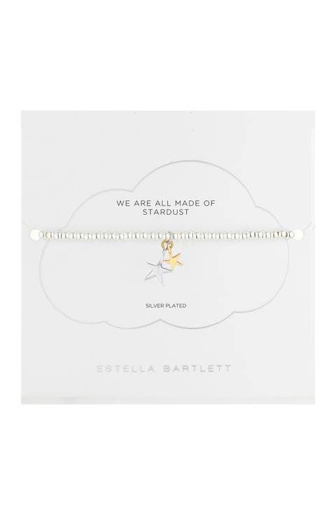 Sienna Double Star Beaded Stretch Bracelet