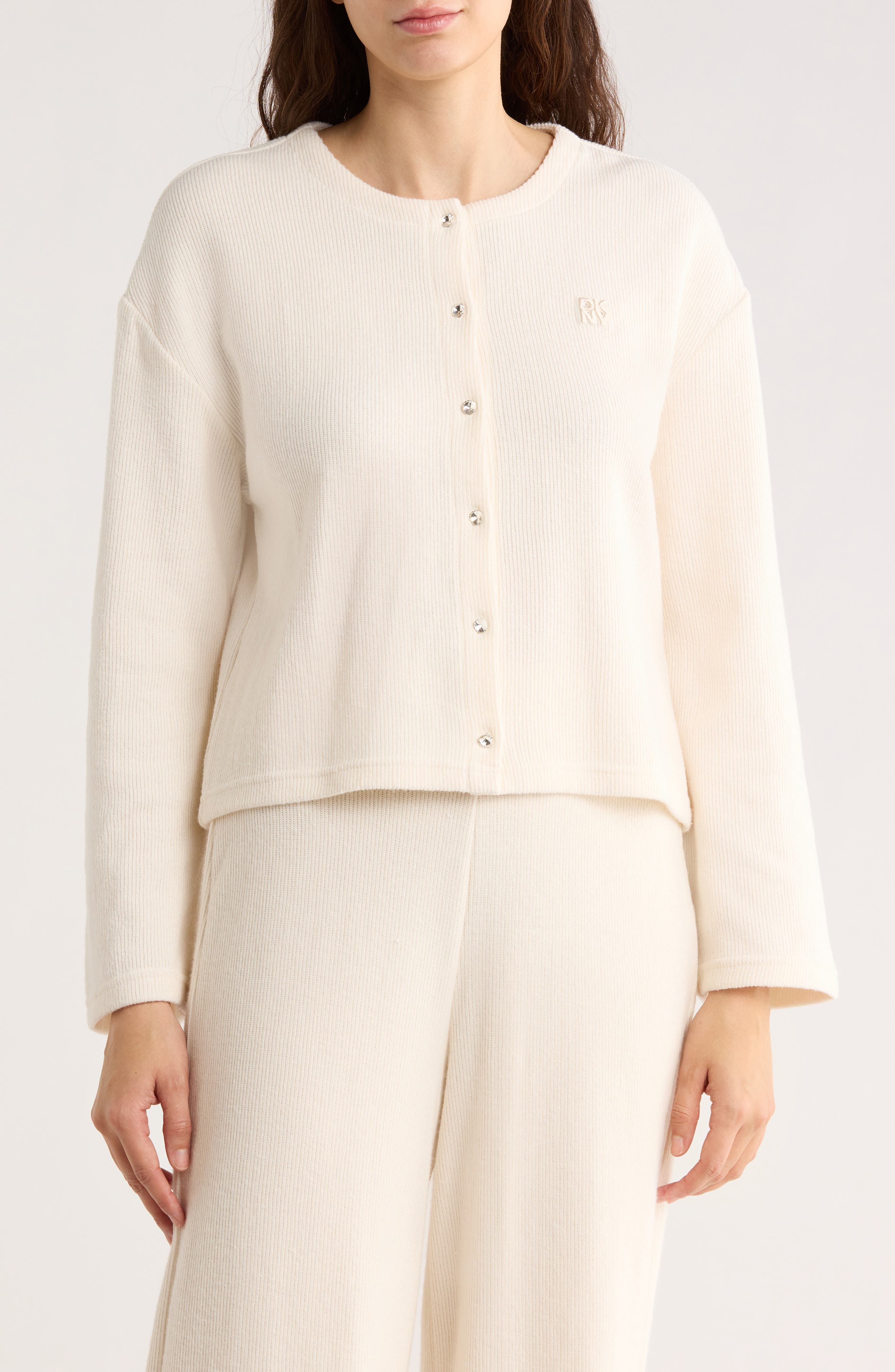 DKNY Jeans Buttoned Cardigan