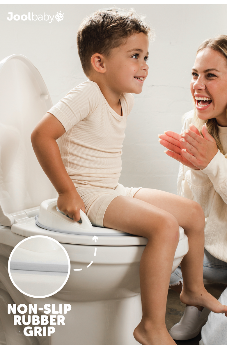 Jool Baby Potty Training Seat with Handles Toilet Training Seat, Alternate, color, Gray
