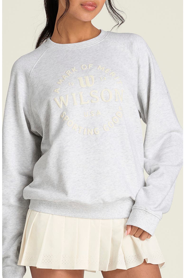 Classic Crewneck Sweatshirt, Main, color, CLOUD HEATHER