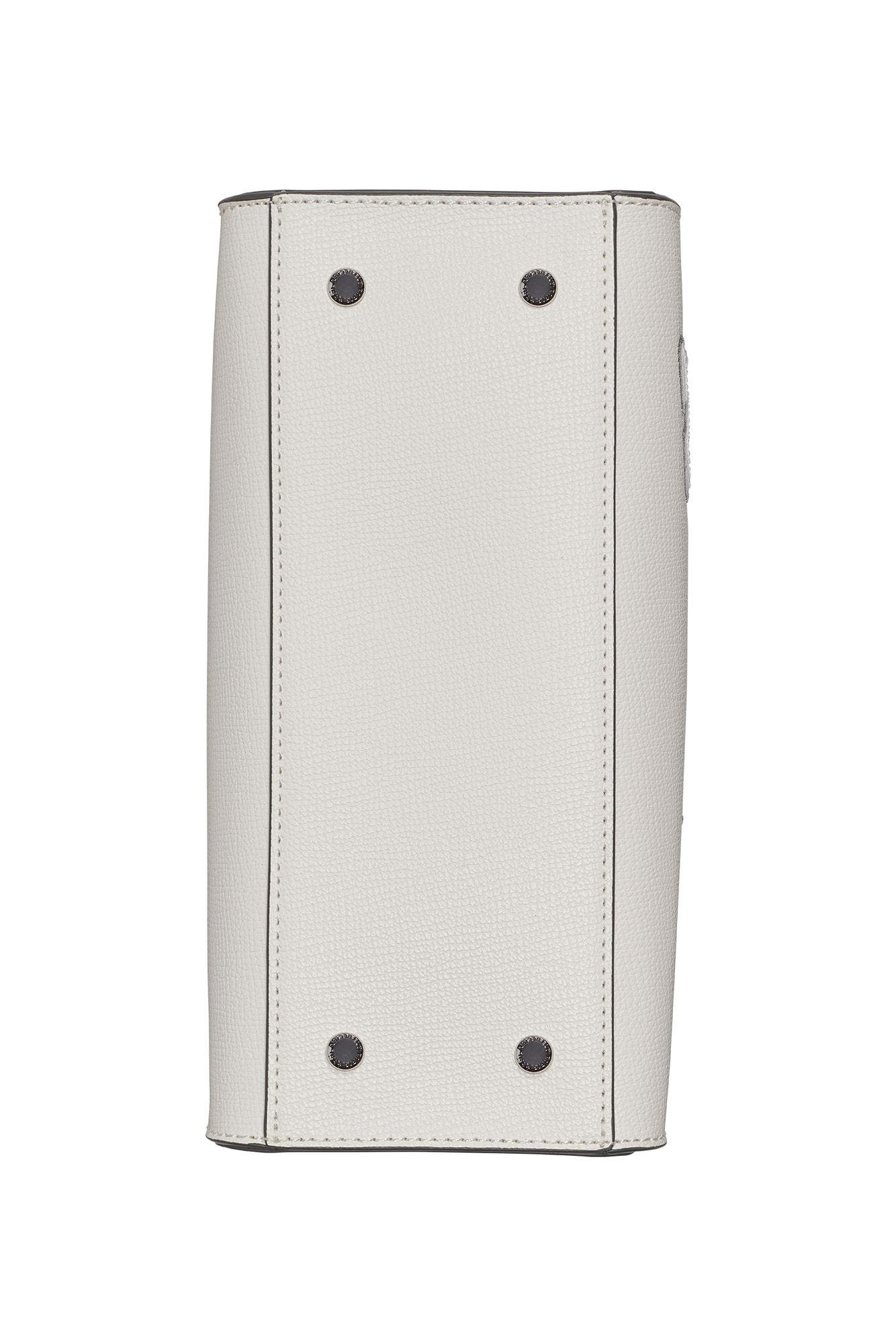 Maybelle Pins+Rhinestones Satchel, Alternate, color, Winter White/Silver