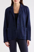 Eileen Fisher Stand Collar Organic Cotton Jacket
