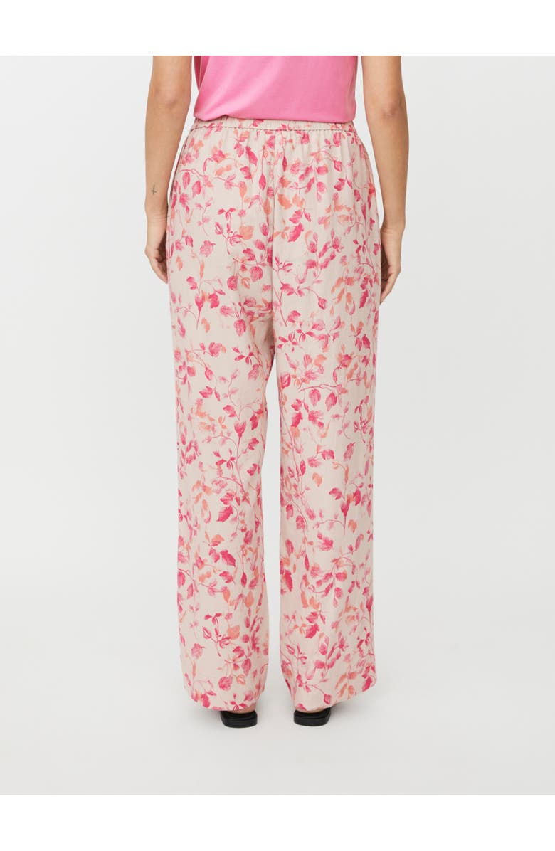 Masai Copenhagen MaPeonos Floral Printed Trousers, Alternate, color, Carmine