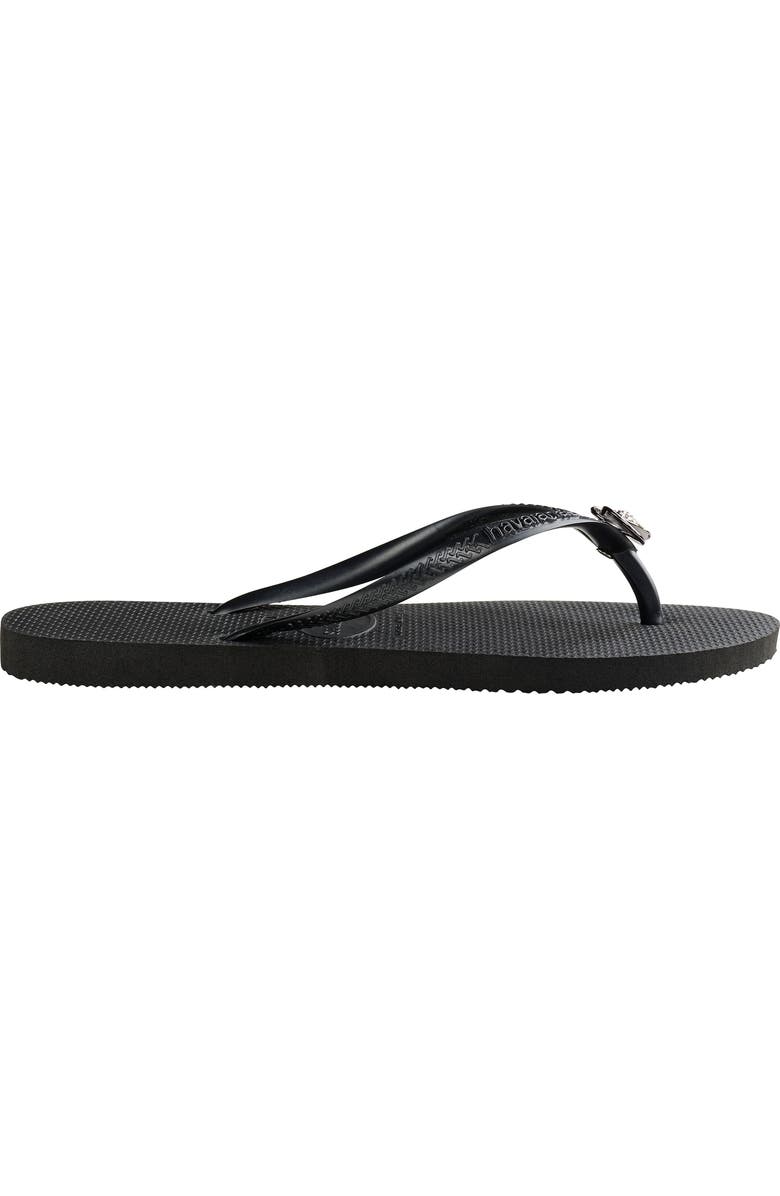 Havaianas Slim Crystal Rings Flip Flop, Alternate, color,