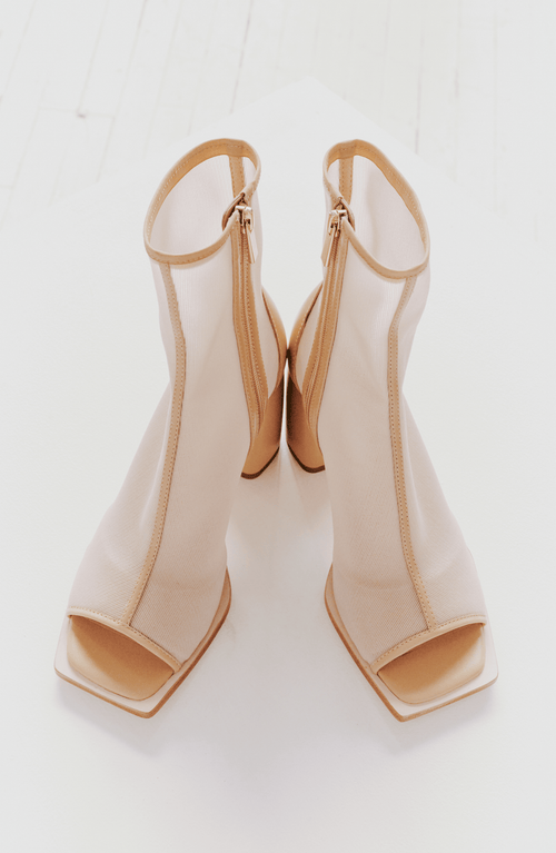 Daniella Shevel Onyx Bootie In Cream