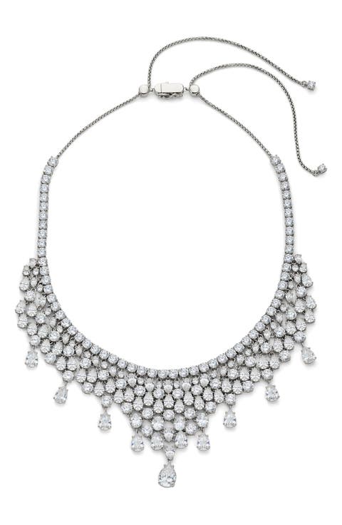 Cubic Zirconia Collar Necklace