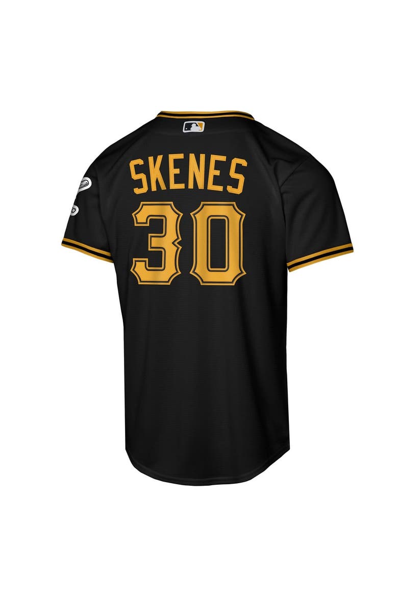 Youth Nike Paul Skenes Black Pittsburgh Pirates Alternate Stadium Jersey, Alternate, color, Black