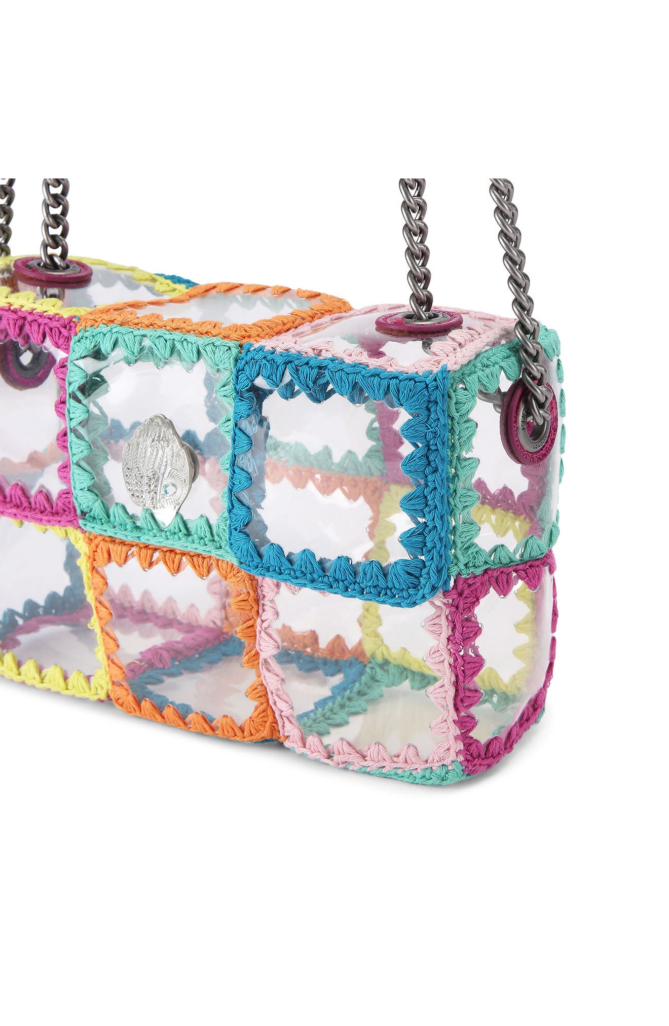 Kurt Geiger London Medium Kensington Shoulder Bag, Alternate, color, Pink Multicolored