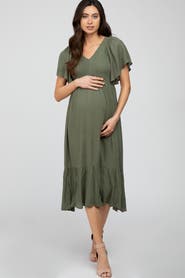 PinkBlush Smocked Ruffle Dress